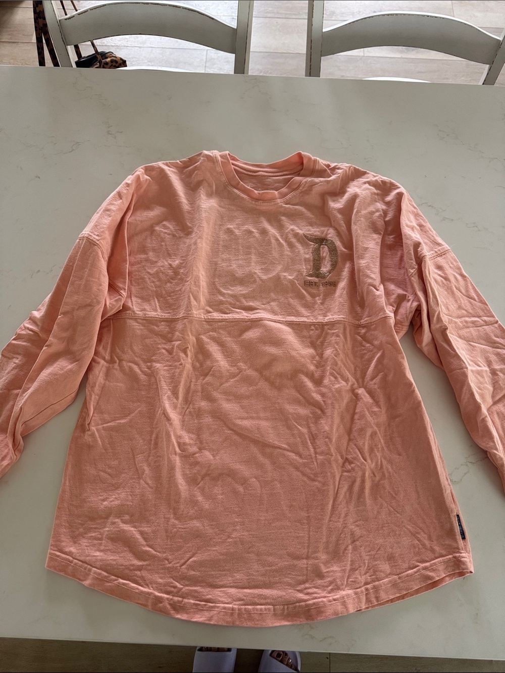 Peach/ Rose Gold Disney Spirit Jersey - Picture 1 of 5